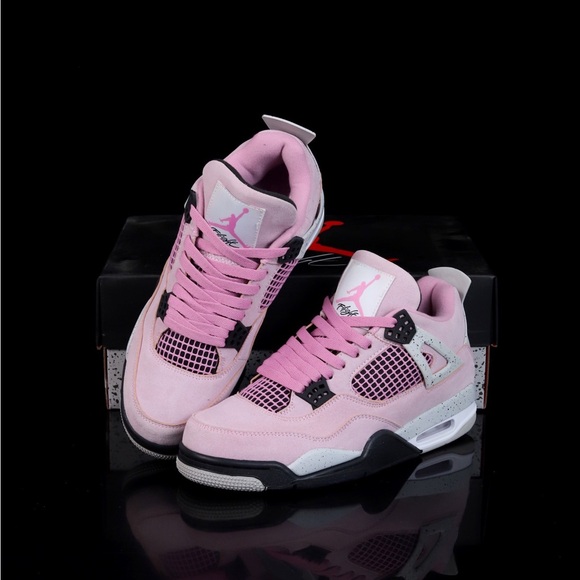 Jordan Dresses & Skirts - Jordan Women's Pink and Black Sneakers